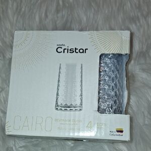 Cairo Clear Beverage Glasses - Set of 4